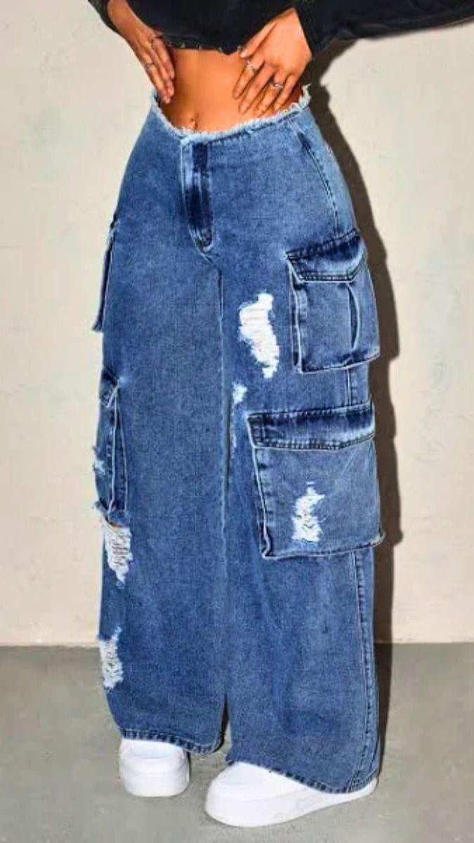 PANTALONES TIPO CARGO MUJER