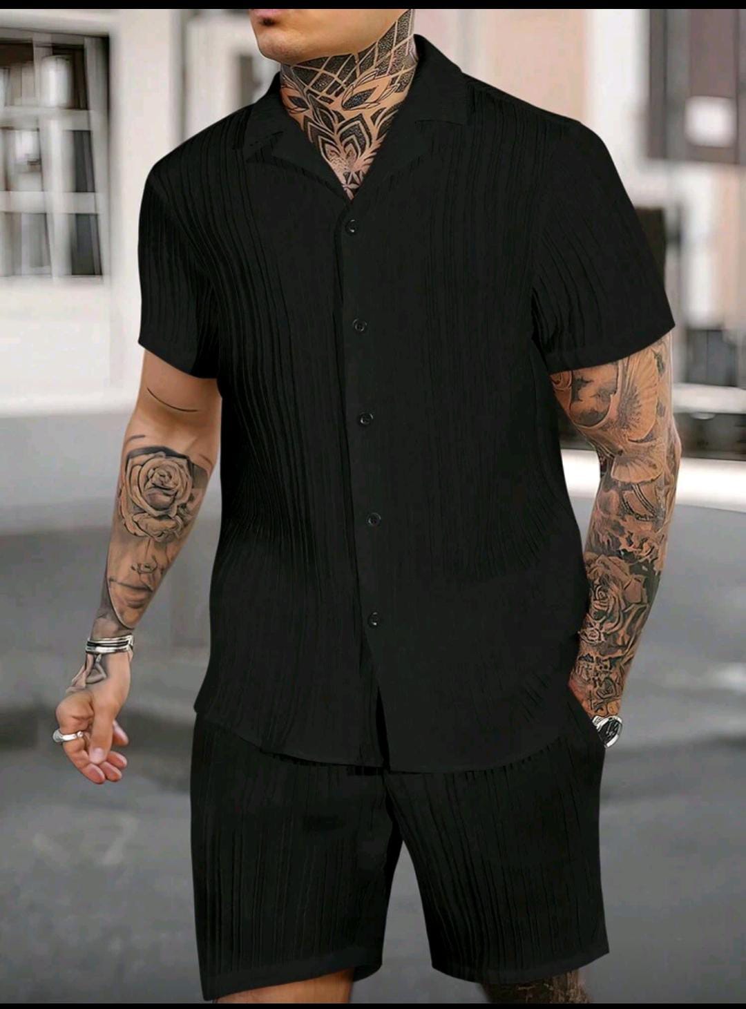 CONJUNTO CAMISA Y SHORT HOMBRE